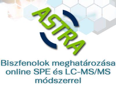 Biszfenolok meghatározása online SPE és LC-MS/MS módszerrel